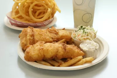 Skippers House Special (Fish & Chips) (♥)