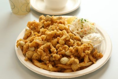 Fried Whole Clams Dinner (♥)