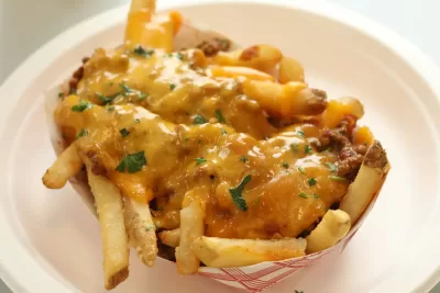 Chili Fries with Cheese